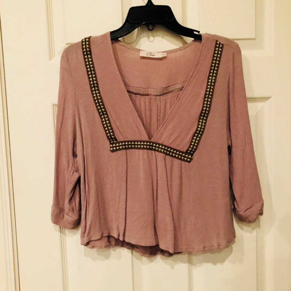 Mauve blouse
